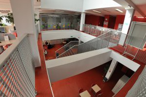 View of the hall and facilities  on the first floor