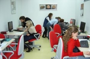 Computer room at Information department