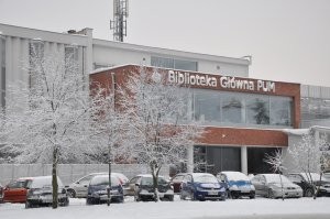 Main Library during winter